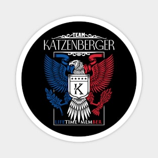 Team Katzenberger Lifetime Member, Katzenberger Name, Katzenberger Middle Name Magnet